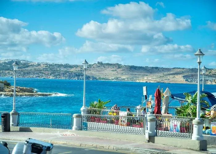 Modern 1br Stylish Maisonette With Yard - Bugibba Promenade * St. Paul's Bay